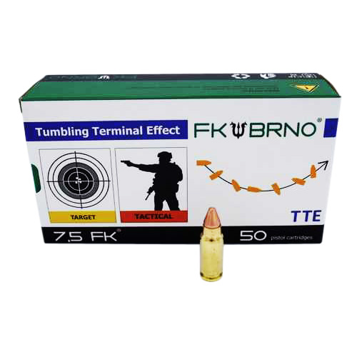 Italian Firearms Group FK Brno 7.5 FK F7 Ammunition High Velocity 101 Grain Spoon Tip 50 Rounds